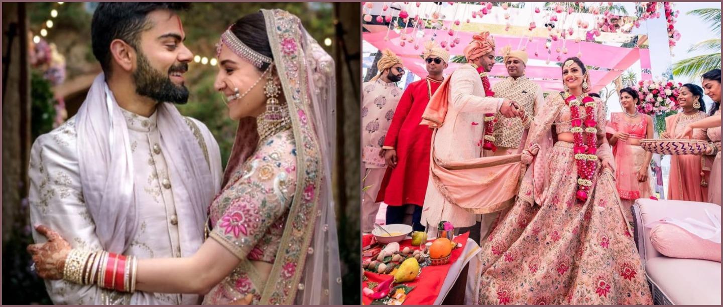 A Bride Wore Anushka Sharma Wala Sabyasachi Lehenga &amp; We&#8217;re In Love With Blush Pink Again!