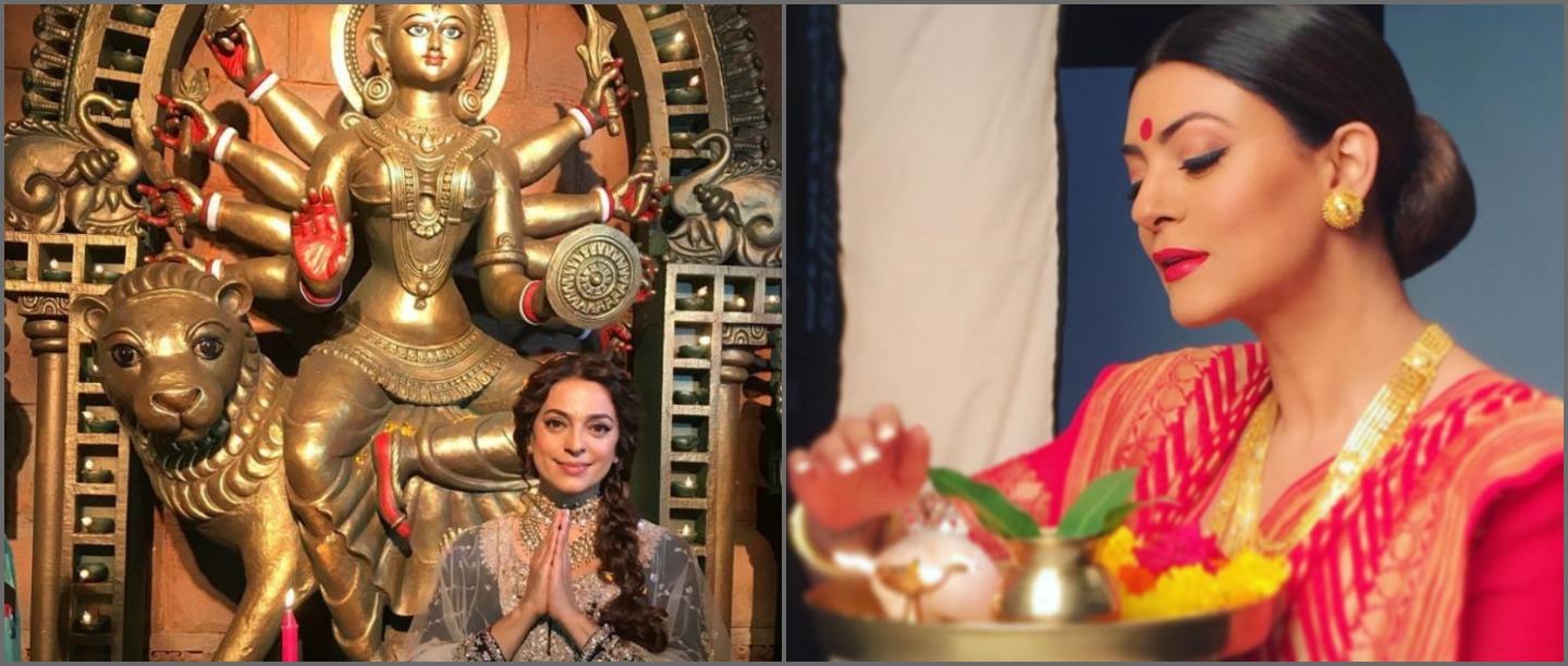 B-Town Celebs Looked Like Bong Goddesses On Durga Puja &amp; We&#8217;ve Got All The Pictures