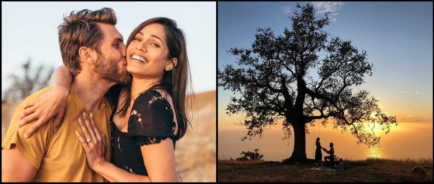 Slumdog Millionaire Star Freida Pinto&#8217;s Proposal Pictures Are Making Us Happy Cry