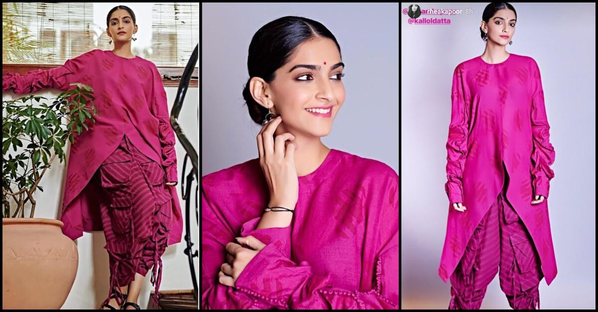 Sonam Kapoor Wore Cargo Pants Instead Of A Salwar With Her Kurta &amp; It&#8217;s Brilliant!