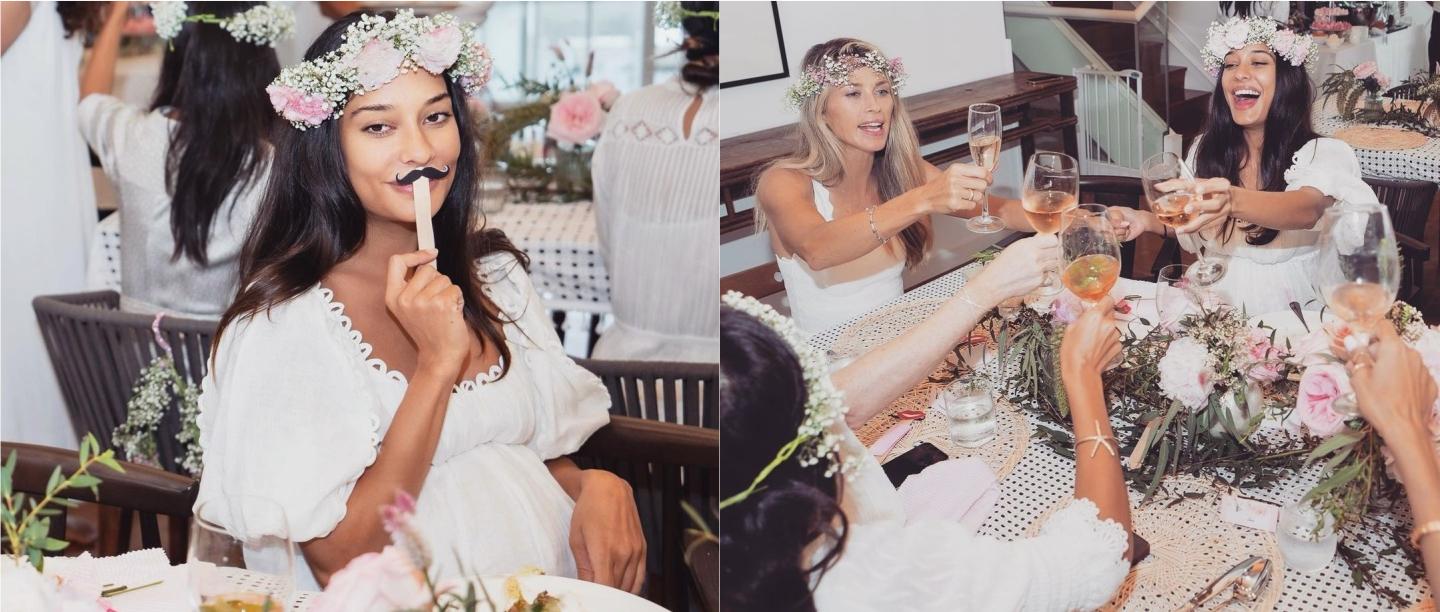 Too Cute To Handle: Lisa Haydon’s All-White Baby Shower Looks Straight Out Of A Storybook