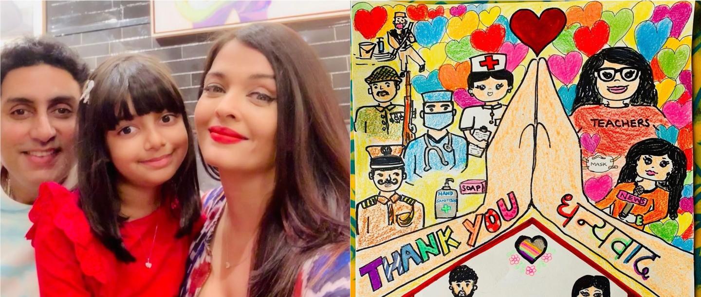 Aaradhya Bachchan&#8217;s Tribute For Frontline Workers Is The Sweetest Thing You&#8217;ll See Today