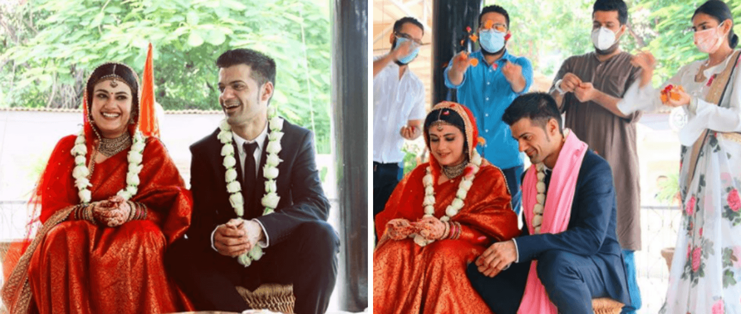 Shaadi Goals: This Bride’s ‘COVID Special’ Wedding Proves That Love Is All That Matters!