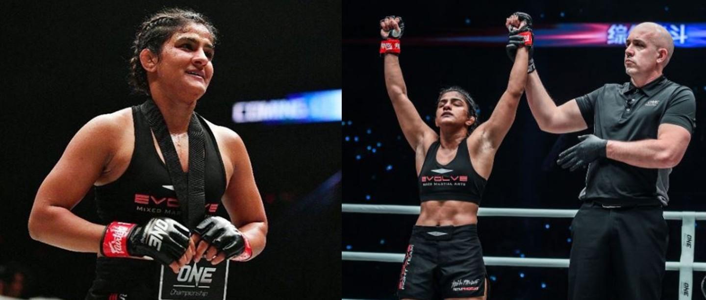 Over In 3 Minutes! Ritu Phogat Knocked Out Her Opponent To Win Her MMA Debut in Beijing