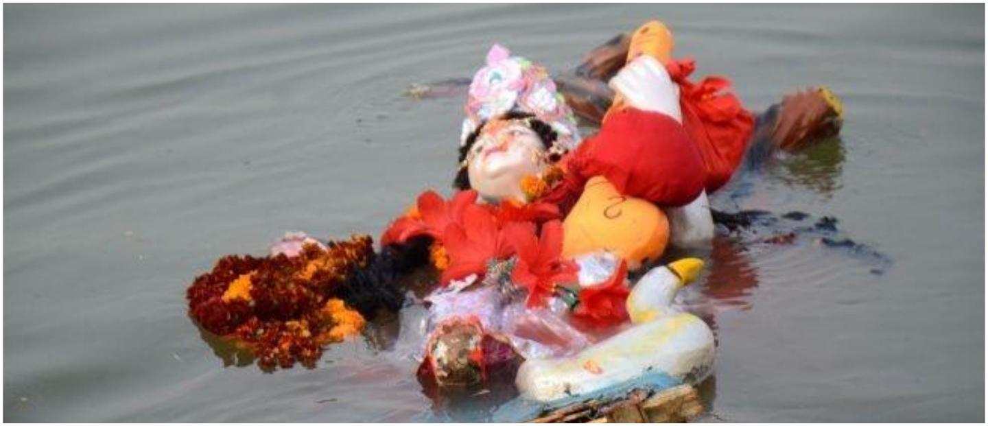 Government Takes A Much Needed Step, Bans Immersion Of Idols In River Ganga