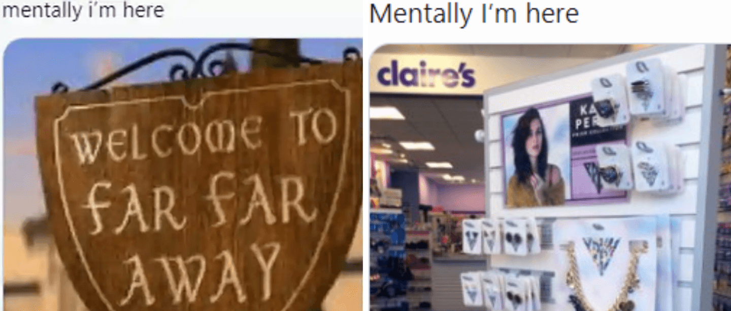 Twitter Is Flooded With ‘Mentally I’m Here’ Memes &amp; We Can Relate HARD