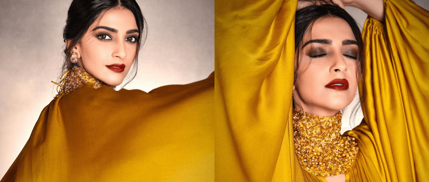 Holy Smokes: Sonam Kapoor&#8217;s Bold Makeup Look Is Adding Colour To Our Gloomy Monday!