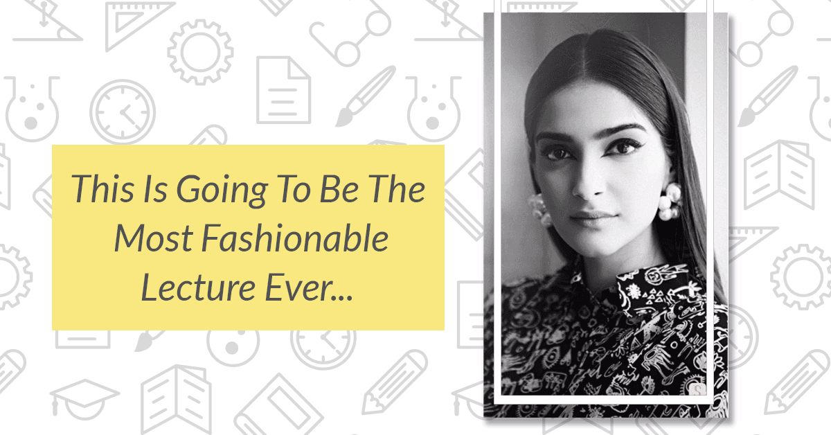 Sonam Is Going To Be A Lecturer &amp; No, Not In A Movie!