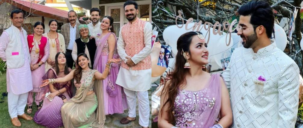 #TeamBride FTW! Rubina Dilaik&#8217;s Sister Gets Engaged &amp; The Ladki-Wale Look Oh-So-Glamm