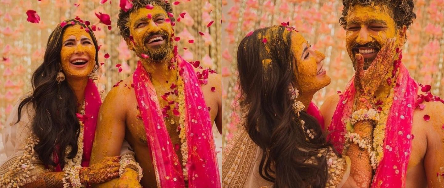 Cover Me In Sunshine: The Pics From Katrina Kaif &amp; Vicky Kaushal&#8217;s Haldi Ceremony Are Out &amp; They&#8217;re Oh-So-Gorgeous