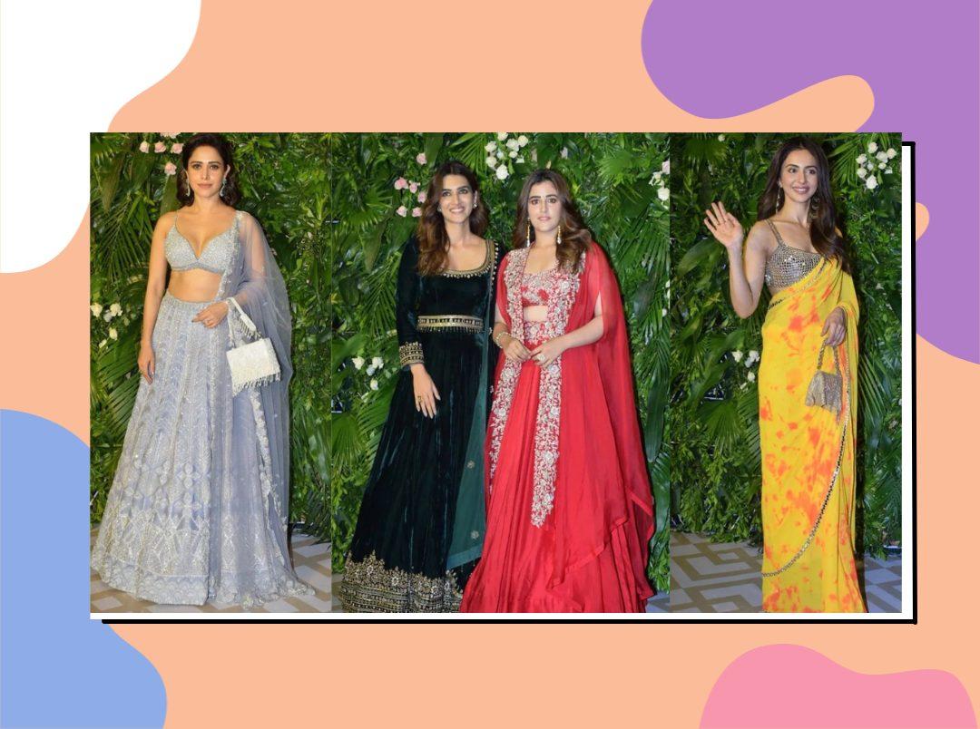 B-Town Celebs Give Us Epic Festive Looks At Kriti Sanon&#8217;s Diwali Party