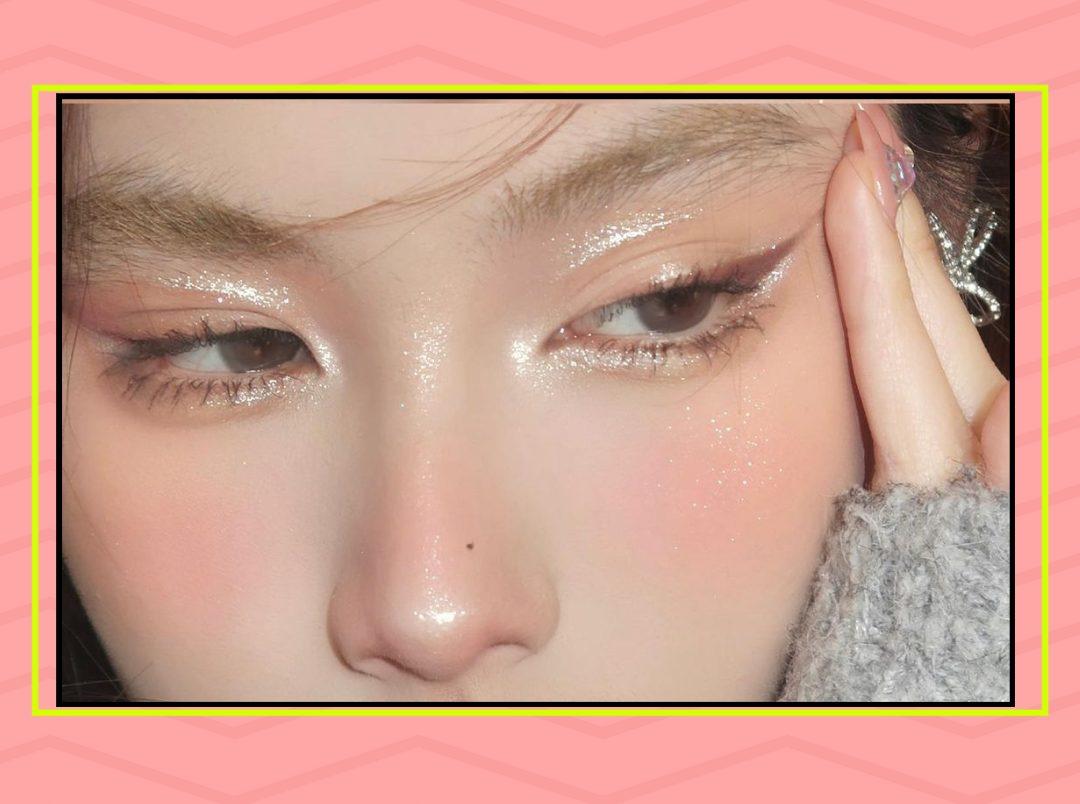 Glitter Cut-Crease Is The Killer Eye Makeup Trend Fashion Girls Are Losing It Over