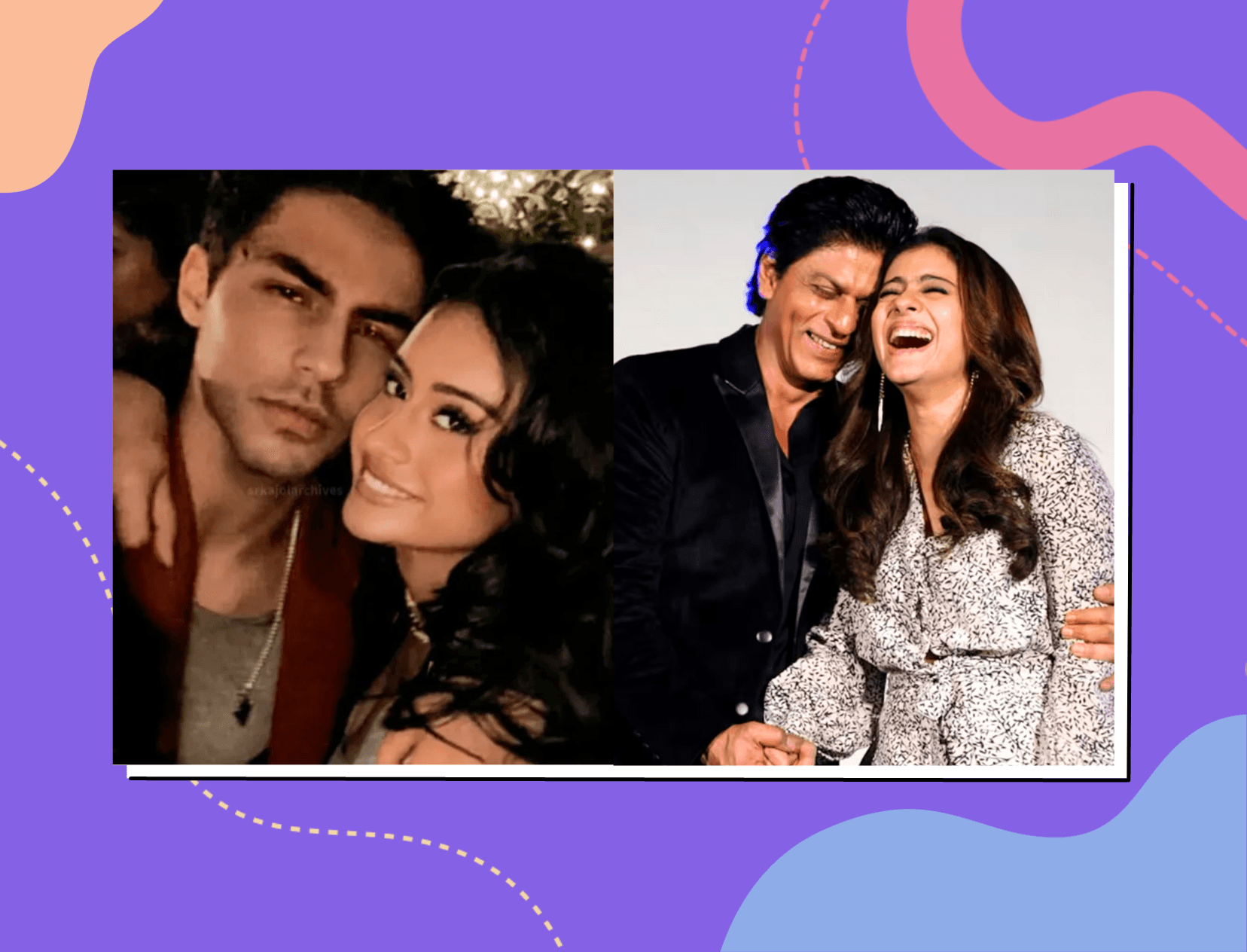 Throwback To When SRK &amp; Kajol Reacted To Aryan Khan Eloping With Nysa Devgan!