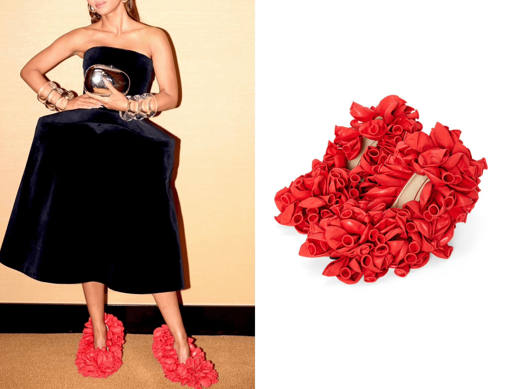 This Diva Wore Pumps Made Out Of Balloons, But The Price Is Even More Shocking!