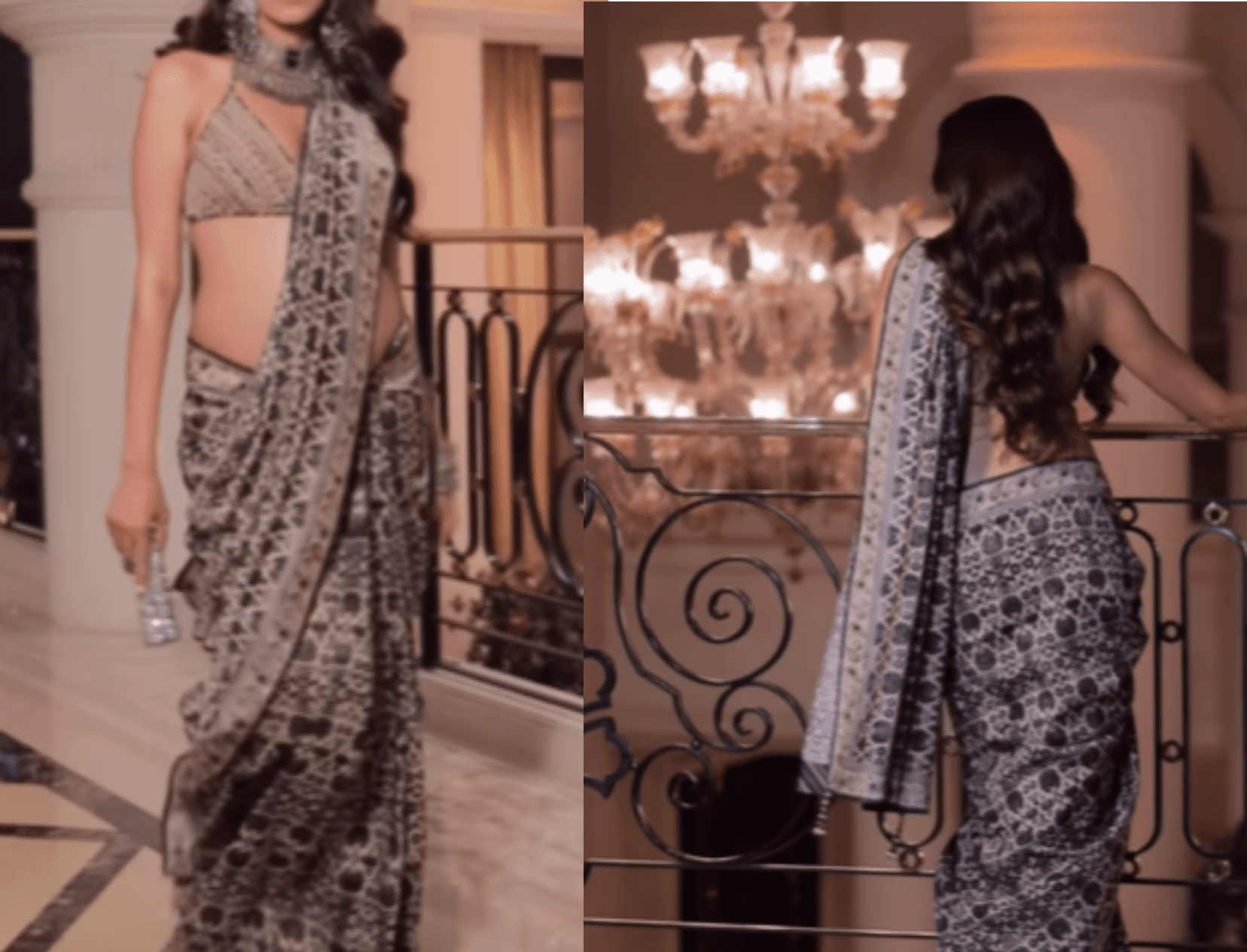 This Popular Influencer Just Showed Off Her Baby Bump In The Most Stunning Saree