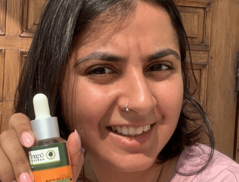 the Organic Harvest Radiance Face Elixir Serum Image