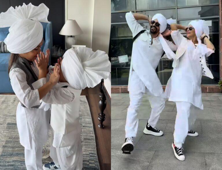 Neha Dhupia, Angad Bedi &amp; Kids Dressed As Diljit Dosanjh For Halloween Is The Cutest Ever!