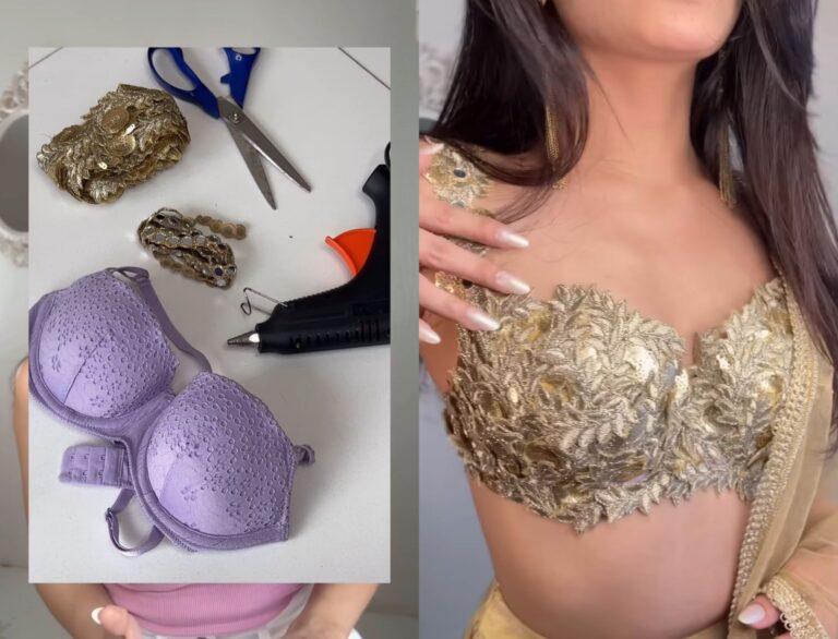 Influencer Turns Bra Into A Stunning Blouse &amp; We&#8217;re Taking Notes For The Festive Season!