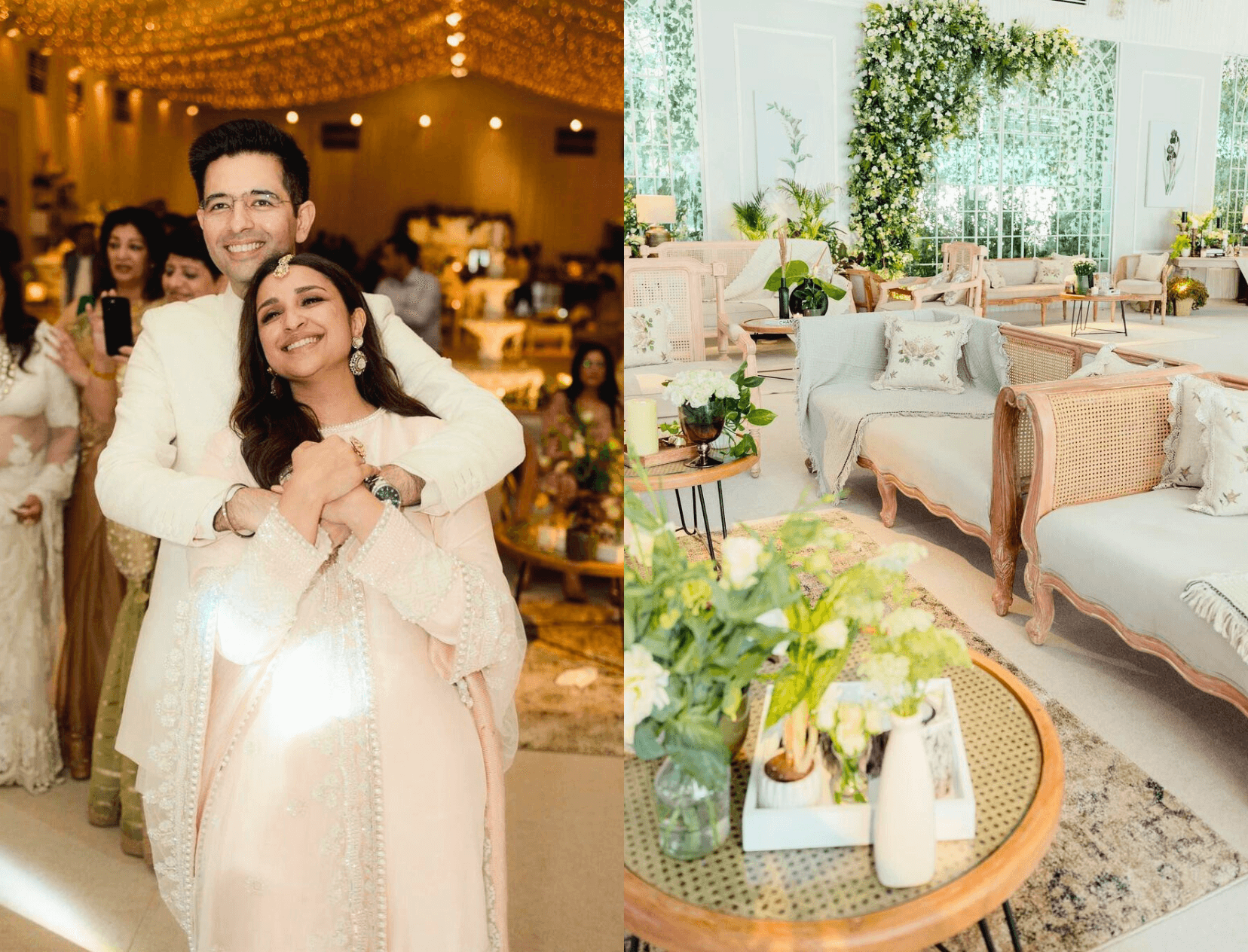 Decor Pics From Parineeti Chopra &amp; Raghav Chadha&#8217;s Engagement Prove That It Was A Magical Night!